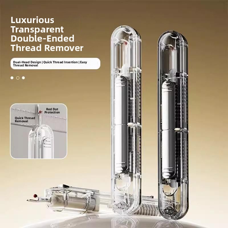 Needle Threader Tool - Alat Jahit Tangan Multifungsi Dua-dalam-Satu, Penarik