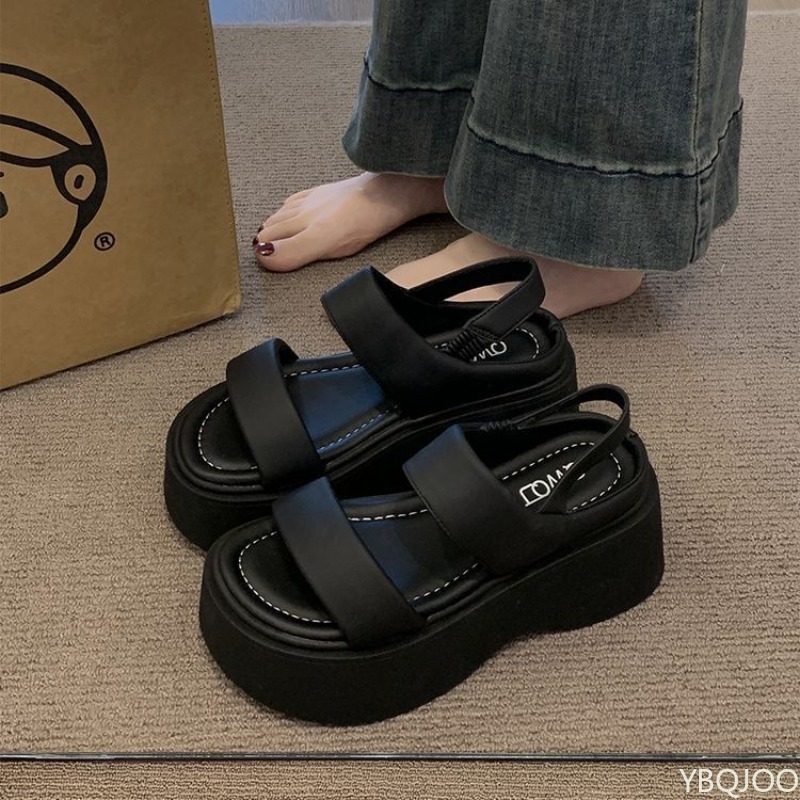 Elastic Waistband Roll - Sandal Sol Spons untuk Wanita, Gaya