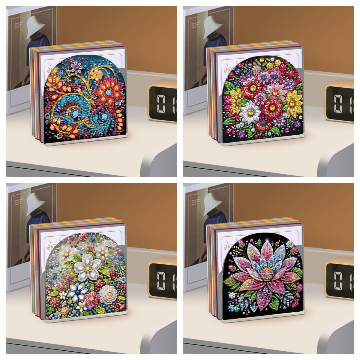 Pattern Tissue Paper - 1 Buah/Set Tempat Tisu Seni Berlian
