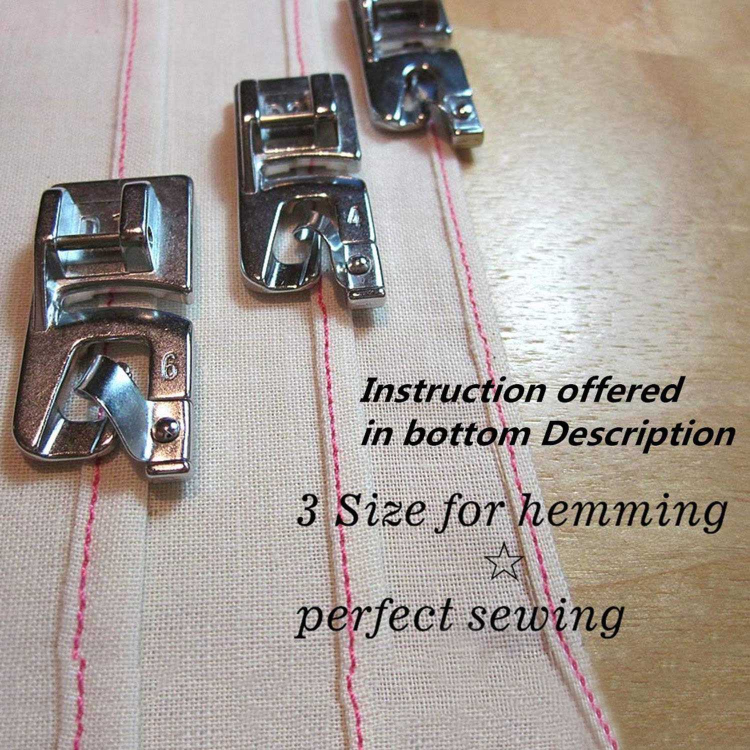 Sewing Roll - Set 3 Pcs Alat Penjahit Hemmer