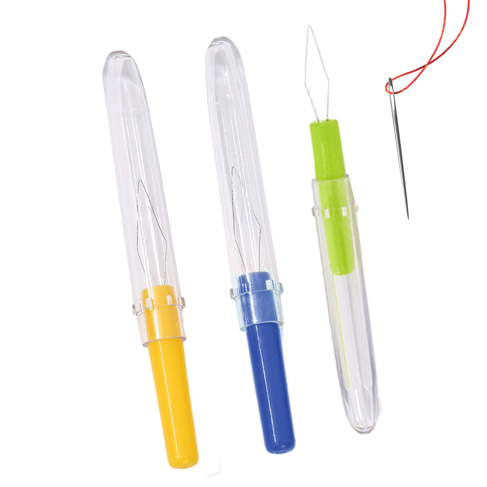 Needle Threader Tool - 3 Buah Alat Penarik Benang Jarum