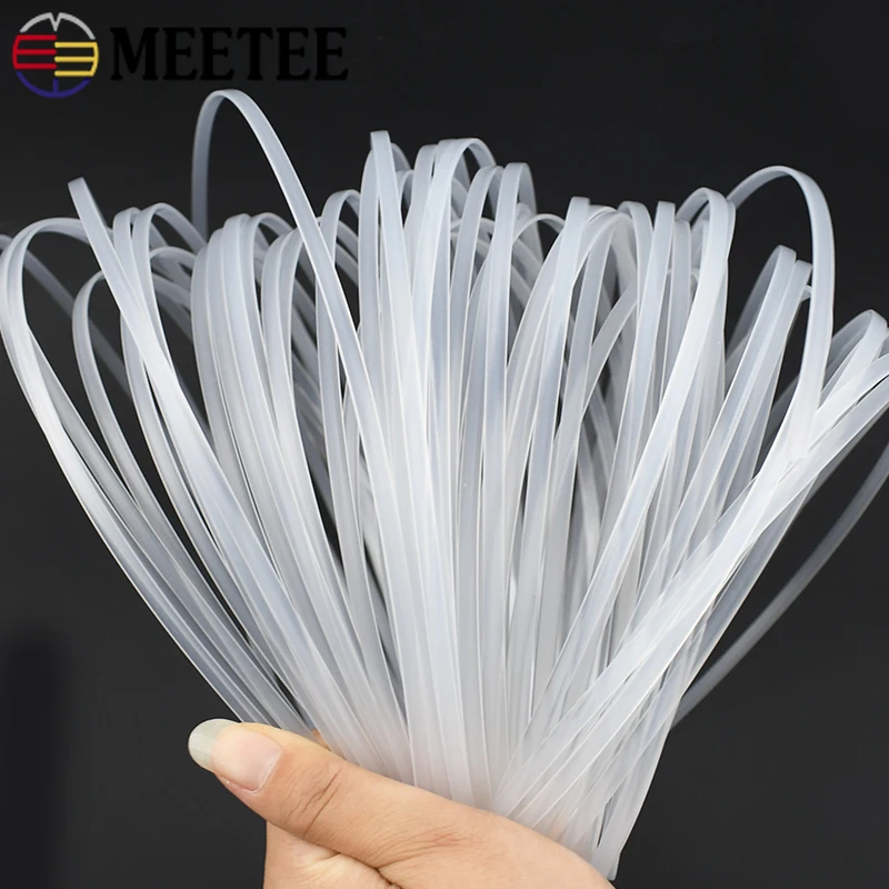 Textile Sewing Support - 10/20M 4-12Mm Pita Plastik Bening untuk