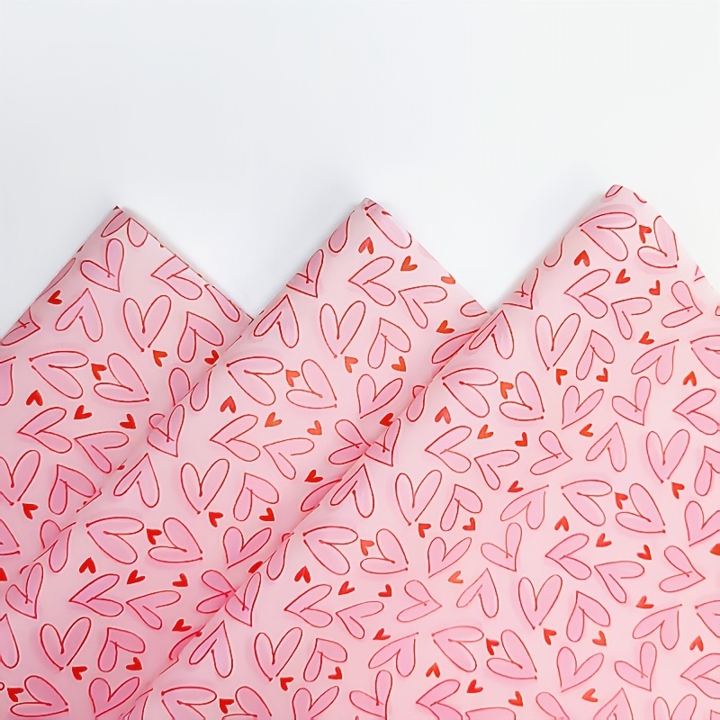Pattern Tissue Paper - 50 Lembar Kertas Pembungkus Tisu Hati
