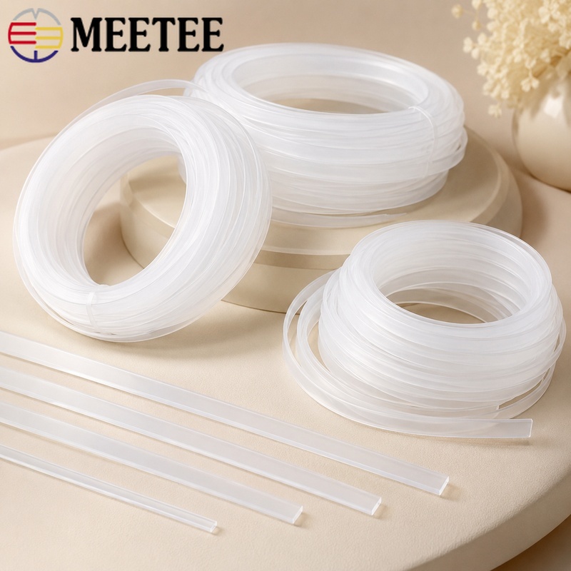 20M 4-12mm Pita Plastik Transp - Textile Sewing Support ulasan dan harga