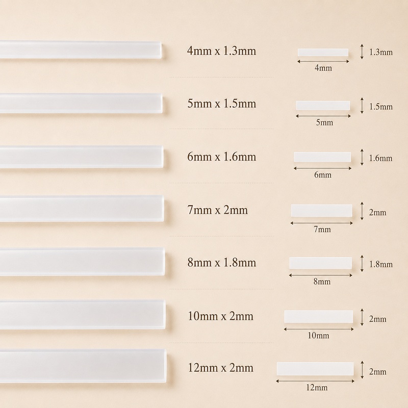 20M 4-12mm Pita Plastik Transp - Textile Sewing Support ulasan dan harga