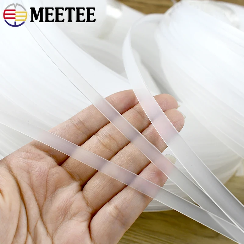 10Meter 4-12Mm Plastik Bening  - Textile Sewing Support ulasan dan harga