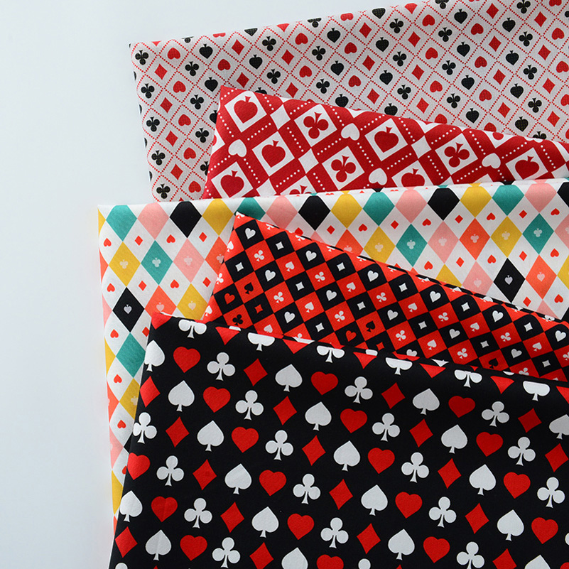 Ins Poker Elemen Katun Kain Ce - Sewing By ulasan dan harga