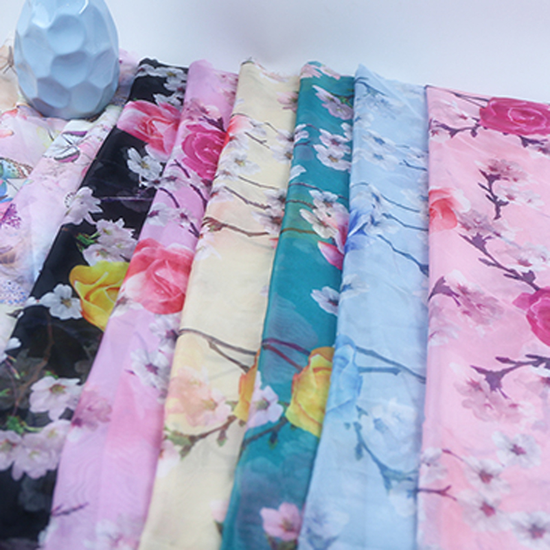 30D Kupu-kupu Dicetak Kain Sif - Sewing By ulasan dan harga