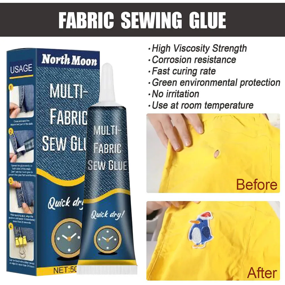 Lem kain 50ml, lem penambal ka - Sewing Technology ulasan dan harga