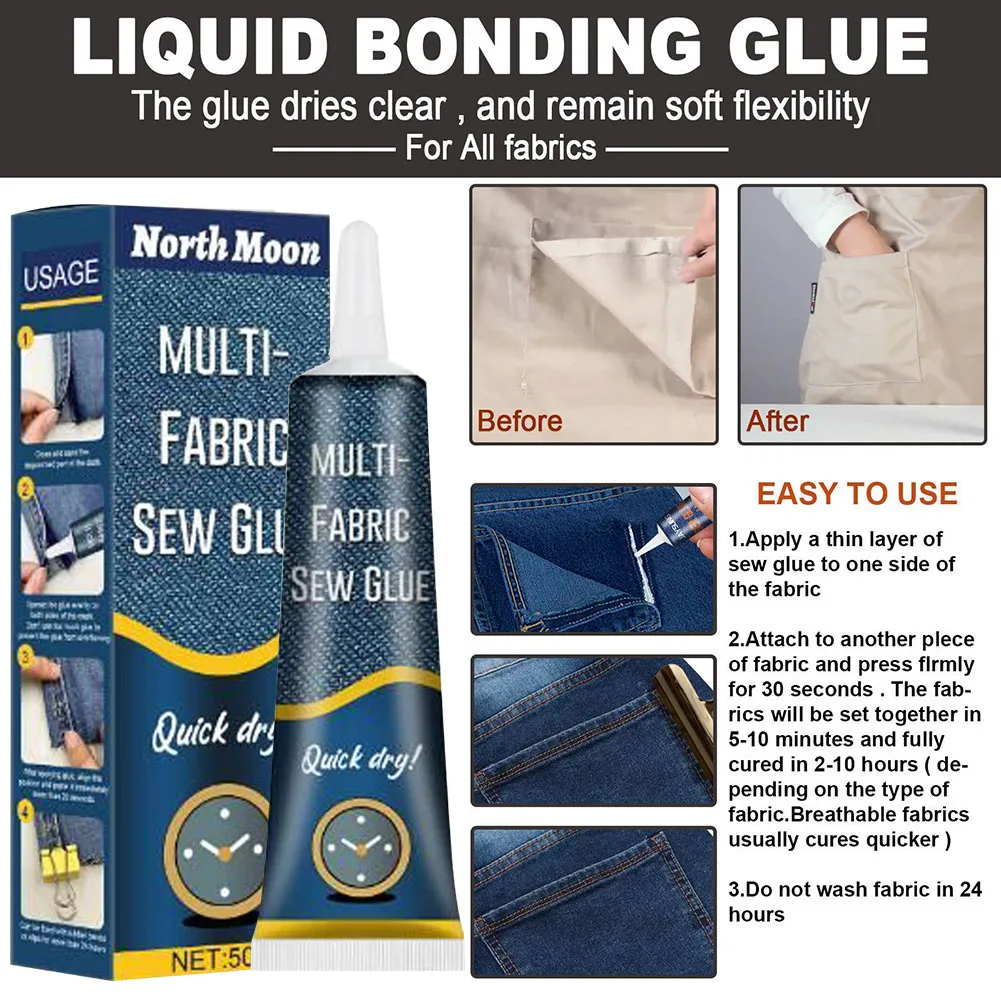 Lem kain 50ml, lem penambal ka - Sewing Technology ulasan dan harga