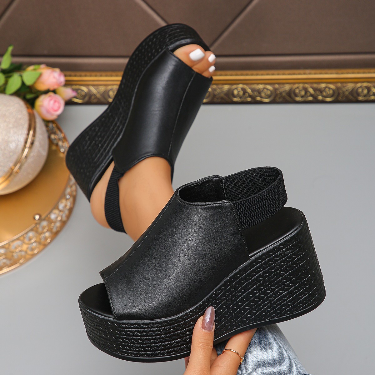 Sandal Wanita Berkualitas Ting - Elastic Waistband Roll ulasan dan harga