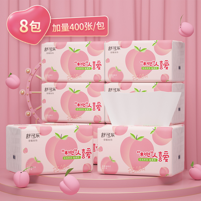 Tisu Wajah Motif Persik Lucu 5 - Pattern Tissue Paper ulasan dan harga