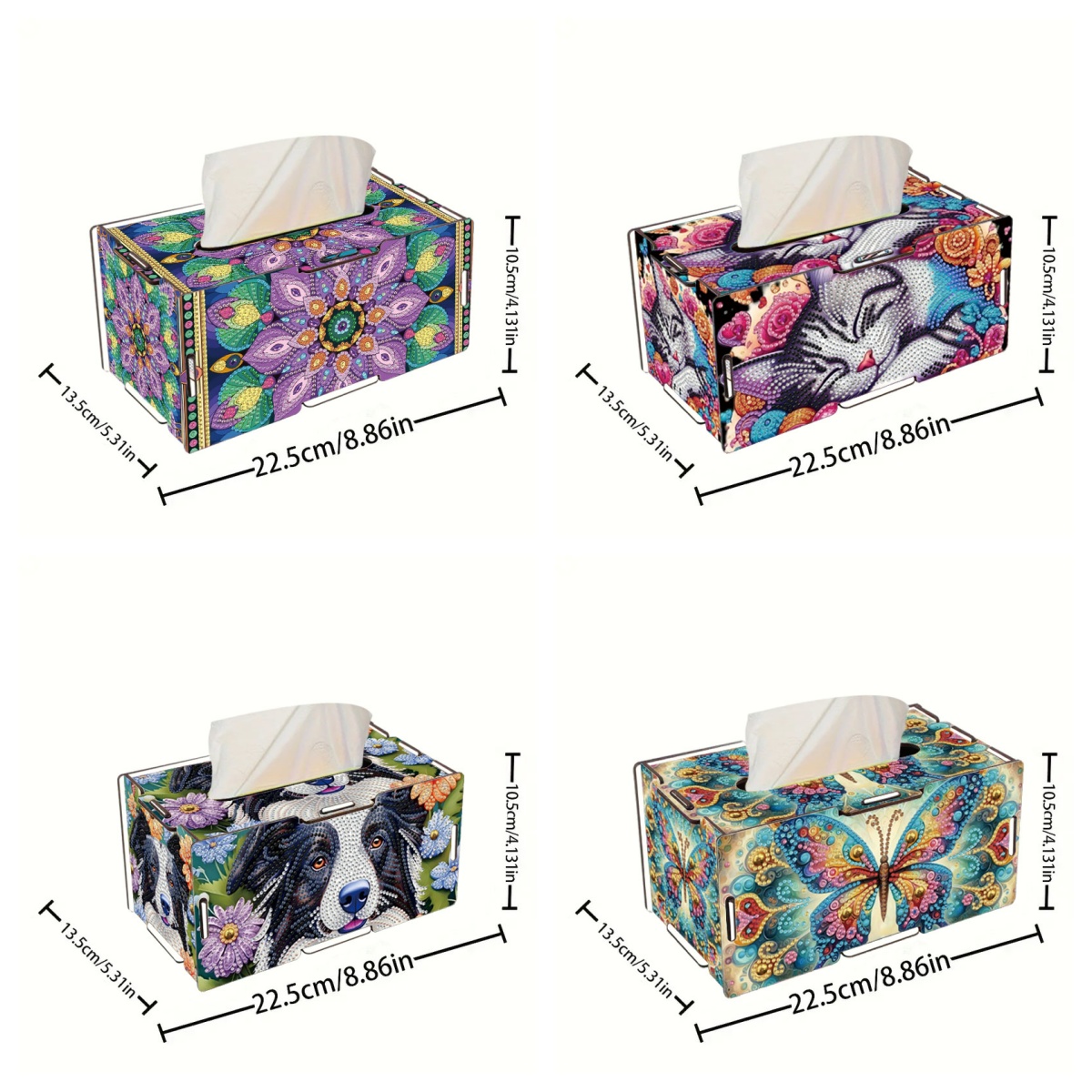 1 Set Lukisan Berlian Bulat Mo - Pattern Tissue Paper ulasan dan harga