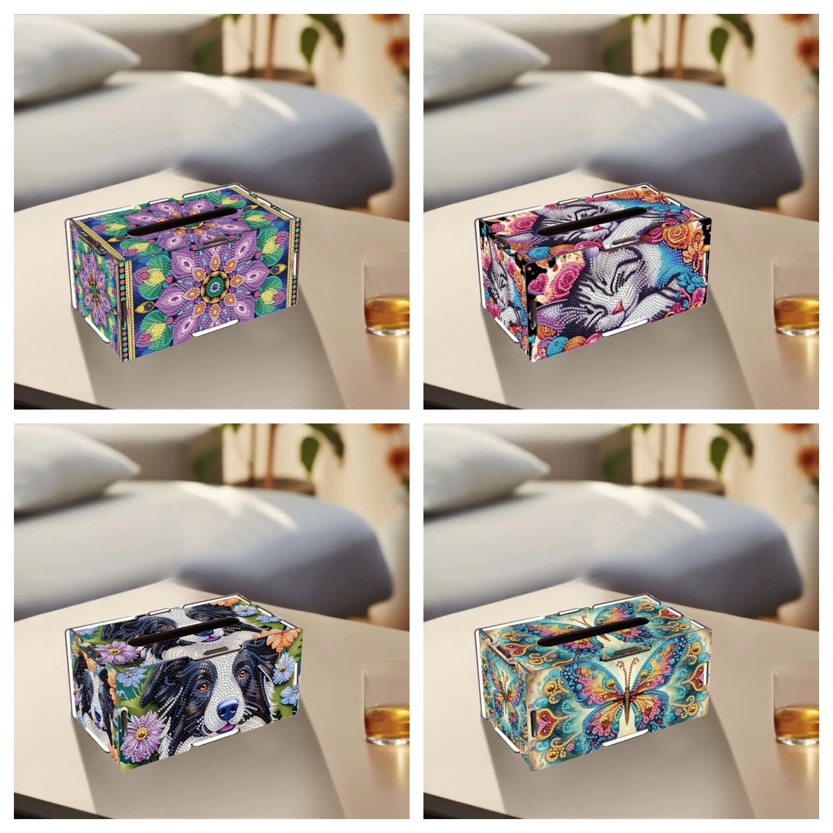 1 Set Lukisan Berlian Bulat Mo - Pattern Tissue Paper ulasan dan harga