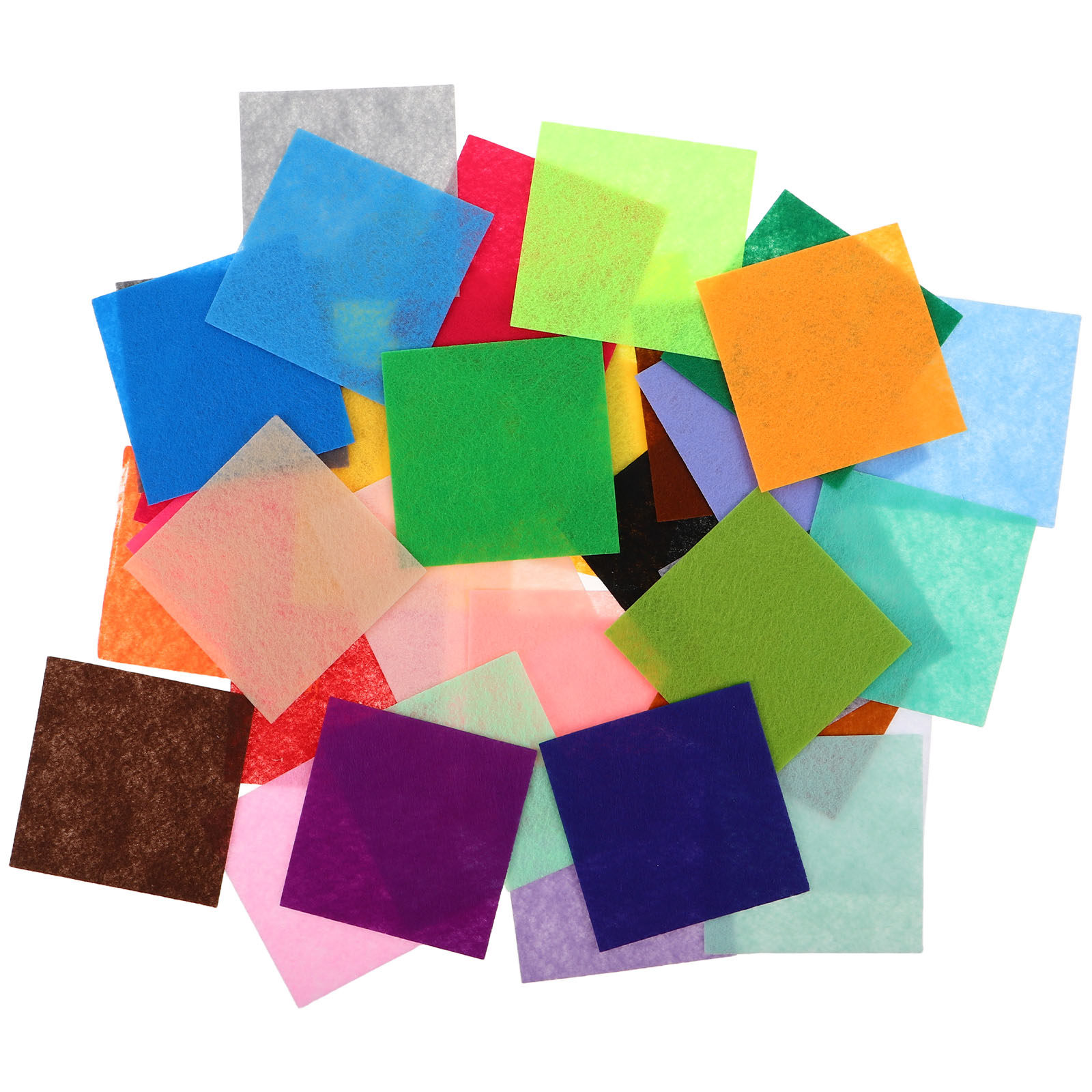 120Pcs Kain Felt Berwarna 10x1 - Sewing Textile Art ulasan dan harga