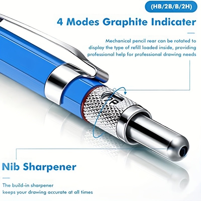 Pensil mekanik 2.0mm Set hitam - Staedtler Pencil Lumocolor ulasan dan harga