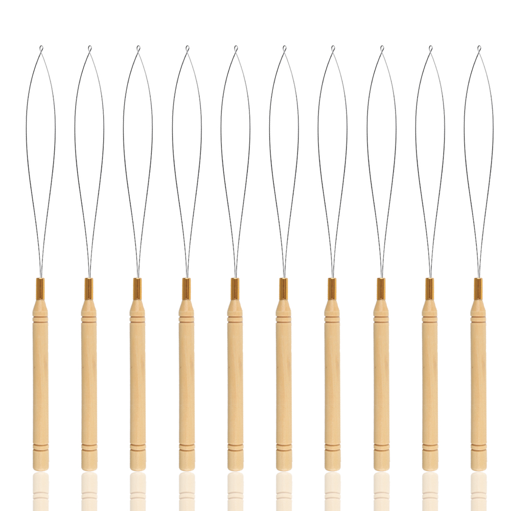 10 buah alat Loop cincin mikro - Needle Threader Tool ulasan dan harga