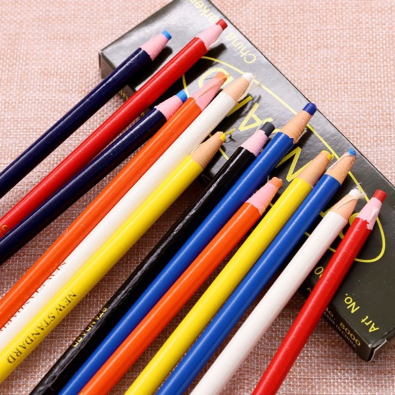 DXAB 12 Buah Pensil Minyak Spi - Staedtler Pencil Lumocolor ulasan dan harga