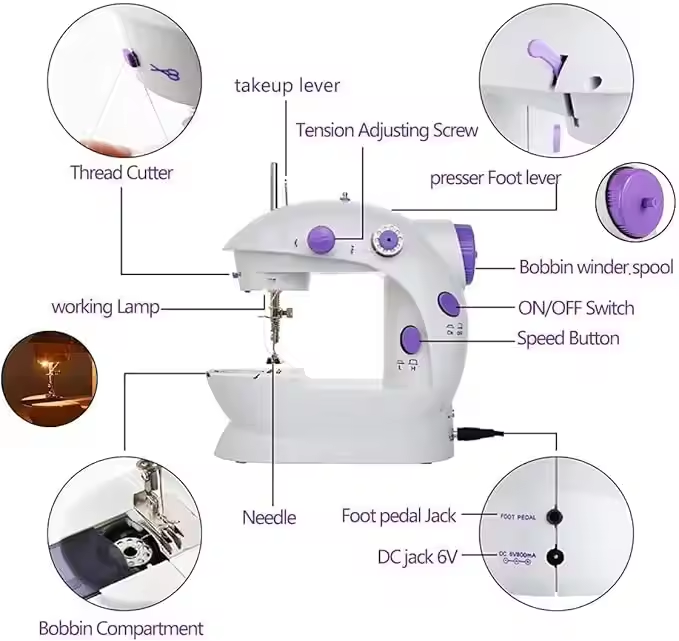 Mesin Jahit Mini Listrik untuk - Textile Sewing Machine Price ulasan dan harga