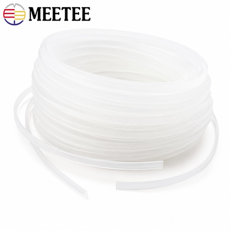 Meetee 10 Meter Plastik Polies - Textile Sewing Support ulasan dan harga