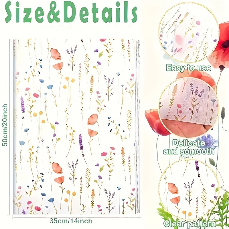 20 Lembar Kertas Tisu Pembungk - Pattern Tissue Paper ulasan dan harga
